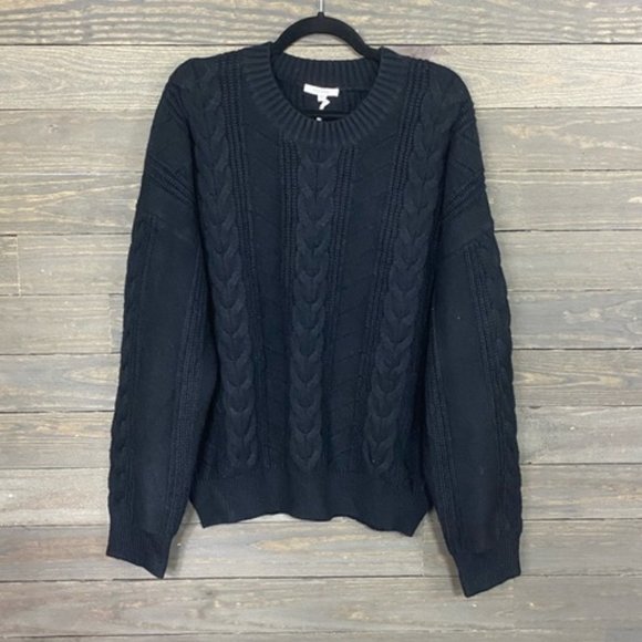 Pleione Sweaters - Pleione Cable Knit Pullover Sweater Cozy